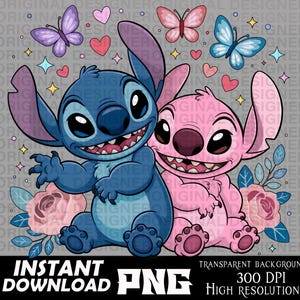stitch png, stitch Angel png, stitch shirt, cut file, stitch Angel sublimation, stitch Birthday, stitch Angel Cricut, stitch Angel download