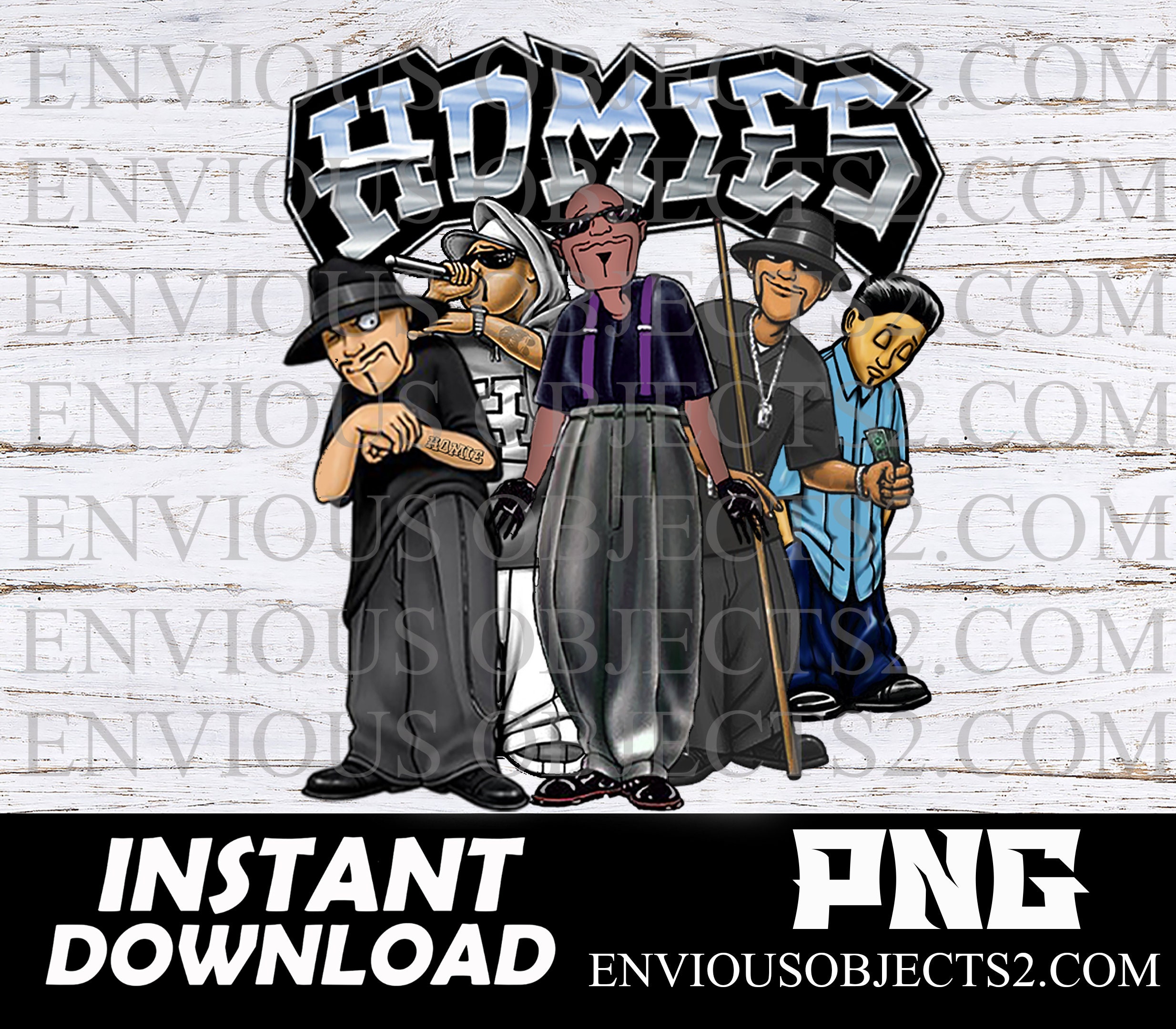 Lil Homies Png Original Little Homies Vato Locos Cholo Png - Etsy