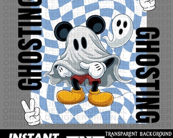 cute mickey ghost Halloween download, mickey Halloween png, mickey ghost sublimation, mickey halloween clipart, cute halloween shirt design
