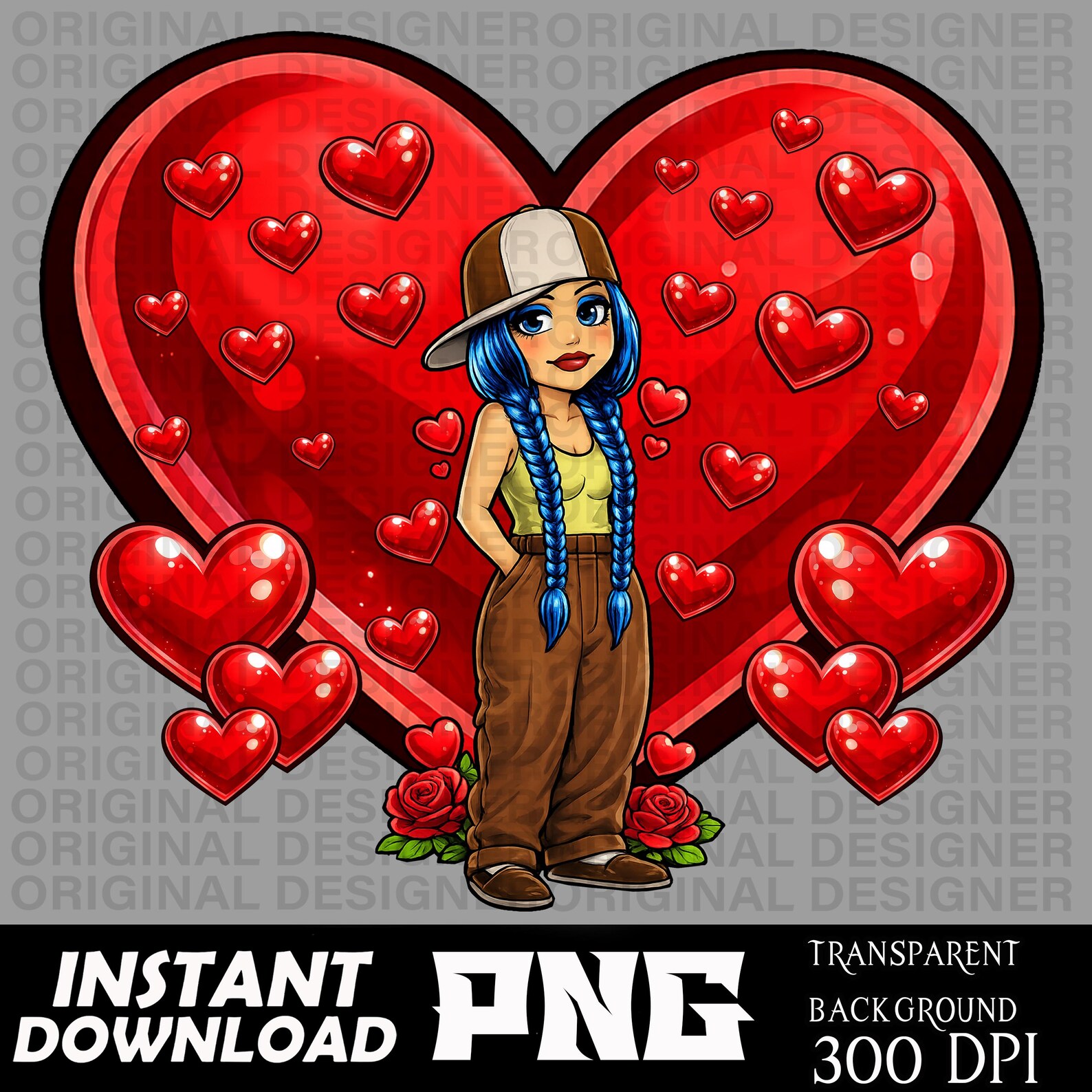 Chicana Chibi Png, Chola Chibi Png, Cut File, Chola 90s Nostalgia ...