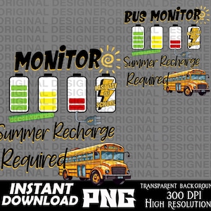 custom bus driver png design, Custom bus Monitor download, teacher personalized png, printable, bus Monitor sublimation, last day of school