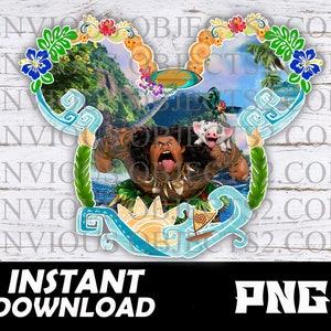 moana png, moana shirt, printable, cut file, Princess sublimation, moana clipart, moana Birthday, Cricut, moana gifts, maui, hei hei, pua