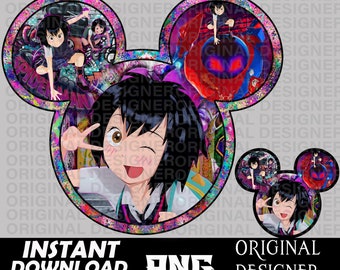 Spider-Man Multiverse Peni Parker PNG descarga digital, Spider-Man Multiverse PNG, archivo de corte Spider-Man, Cricut, Peni Parker sublimación PNG