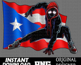 spider man miles morales png digital download, spider man miles sublimation, spider man miles png, mi gente, cut file, spider man Cricut png