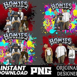 Chicano png, Chicano shirts, Chicana png, vato locos, Cholo png, Chola, cut file, Homie sublimation, cricut, Lil Homies png, paint splatter