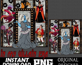 villain, villain era png, gaston, hades png, hook, Dr. facilier, Jafar, Scar, cut file, era tour sublimation, wicked, punk rock, guy villain