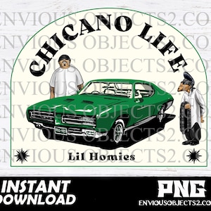 chicana png, chola png, inspired Lil Homies png, gifts for him, vato loco, Cholo png, Chicano png, cut file, silhouettes, cricut, lowrider