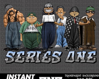 Homies With Lowrider PNG File - Etsy