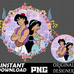 Princess jasmine aladdin png, Princess jasmine png, aladdin shirt, cut files, jasmine aladdin Cricut, jasmine and aladdin sublimation png