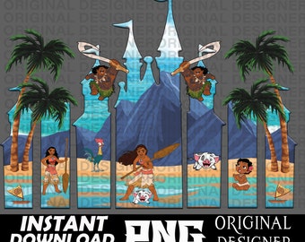 moana png digital download, moana shirt design, printable moana, moana sublimation, moana clipart, Cricut, maui png, hei hei, pua,Castle png