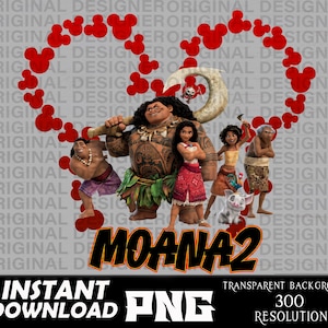 moana 2, moana 2 png, moana 2 shirt, printable, cut file, moana 2 sublimation, moana clipart, moana 2 Birthday, Cricut, maui, hei hei, pua