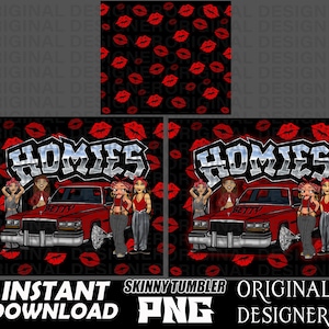 chicana skinny tumbler bundle png, chola png, inspired Lil Homies png, loco, Cholo png, Chicano png, cut file, homegirl sublimation, cricut