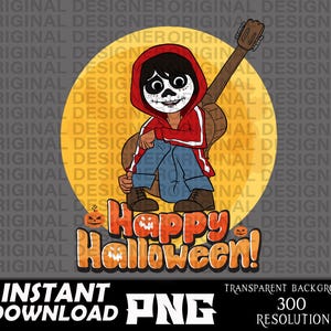 Halloween Coco Miguel, Coco Miguel png, Coco Halloween Tee, Coco movie, cut file, sublimation, boy Halloween, Miguel Rivera, sublimation