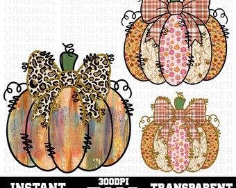 Halloween doodle pumpkin png, Fall bow PNG, Coquette pumpkin png, Iridescent neon pumpkin sublimation, Faux Glitter pumpkin leopard print