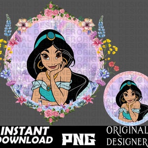 Princess jasmine, Princess jasmine png, aladdin shirt, aladdin png, cut files, Cricut, sublimation, Princess Birthday, arabian, genie, abu