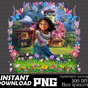 Encanto png, Encanto shirt, Mirabel, Encanto Birthday printable, Encanto cricut, Encanto sublimation, Isabela design, Luisa, Encanto clipart