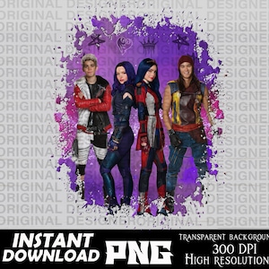 descendants jay carlos mal evie, descendants group png, descendants jay carlos mal sublimation, cricut, mal shirts, descendant printable boy