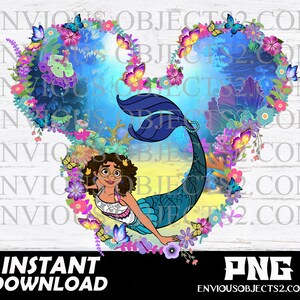 Encanto, Encanto png, Encanto shirts, Mirabel, mirabel mermaid png, printable, cut file. sublimation, Encanto Birthday, Isabel, Mermaids