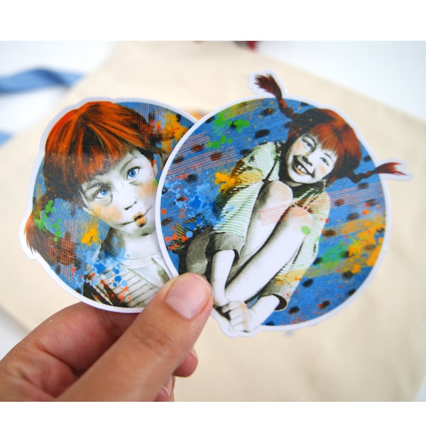 Sticker Pippi Langstrum