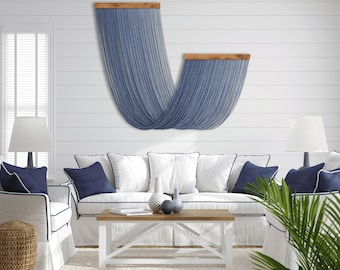 Makramee Wandbehang Gross, Wand Dek Macrame, Boho Style Wohnzimmer Wanddeko, Schlafzimmer Wanddeko, Wandteppich Aesthetic , Flur Dekoration