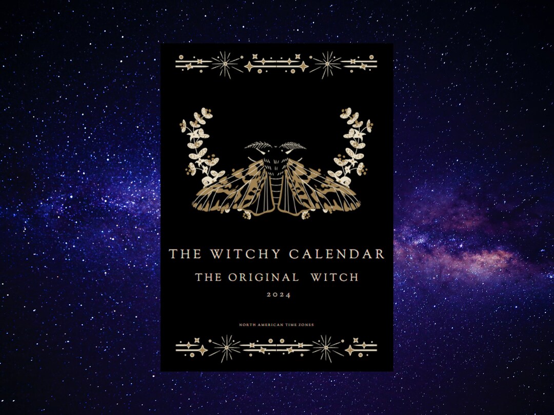 Witchy Calendar 2024 USA and Canada the Original Witch A3 and A4 Etsy