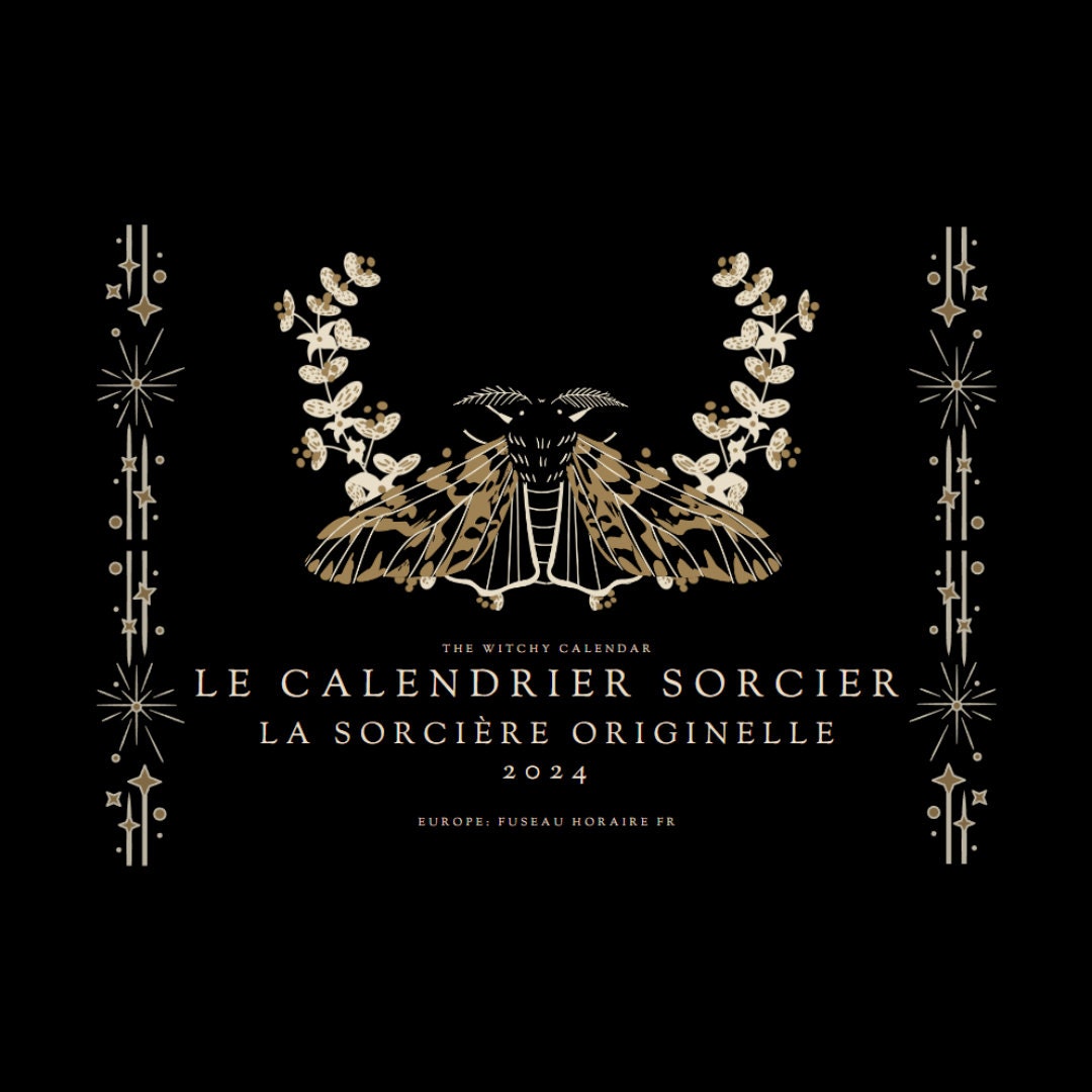 Le Calendrier Sorcièr 2024 Édition Français La Sorcière Originelle Etsy