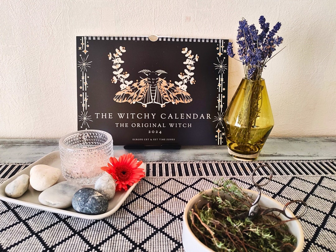 Witchy Calendar 2024 Europe the Original Witch Etsy UK