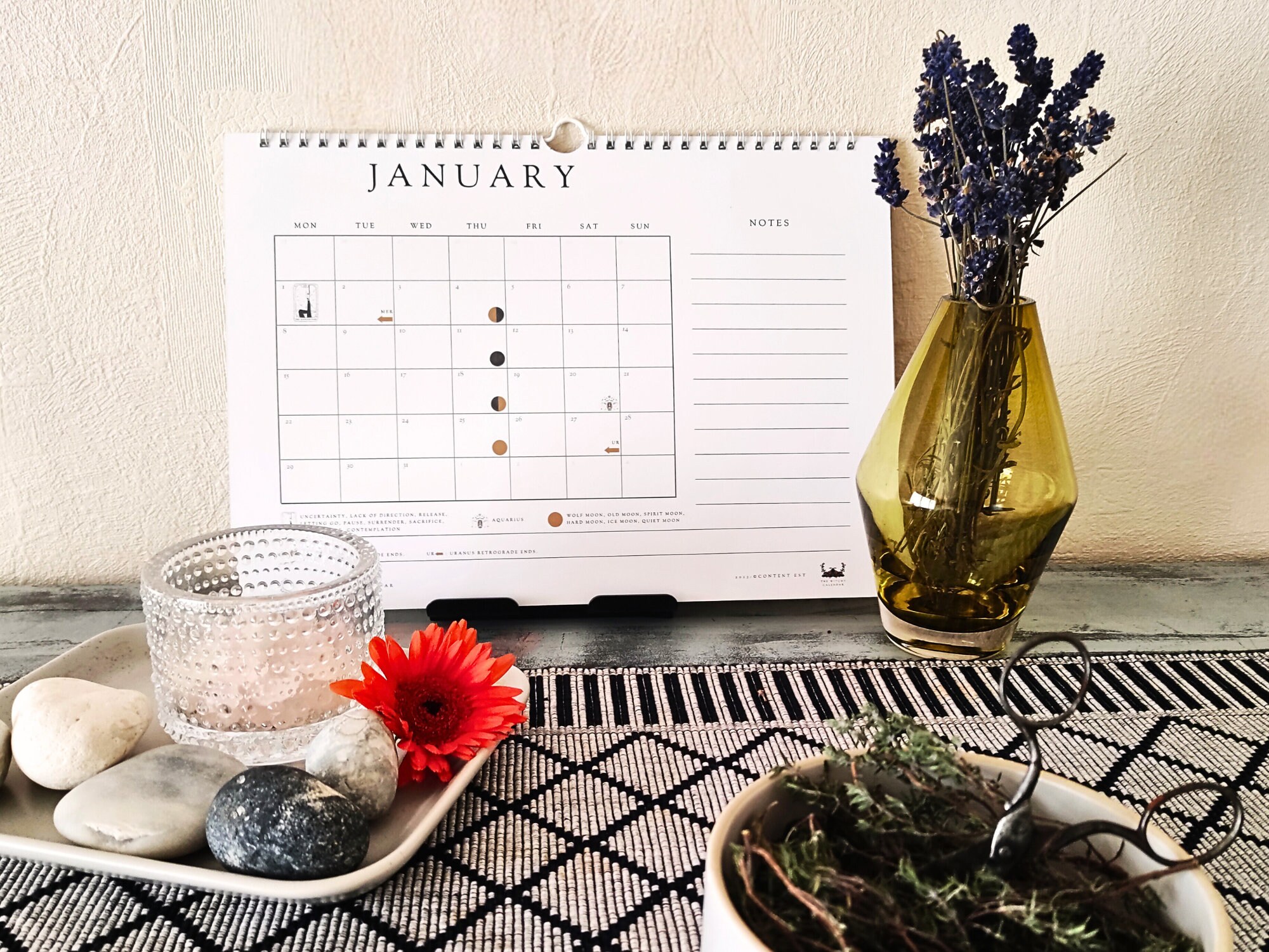 Witchy Calendar 2024 USA and Canada the Original Witch Horizontal LT
