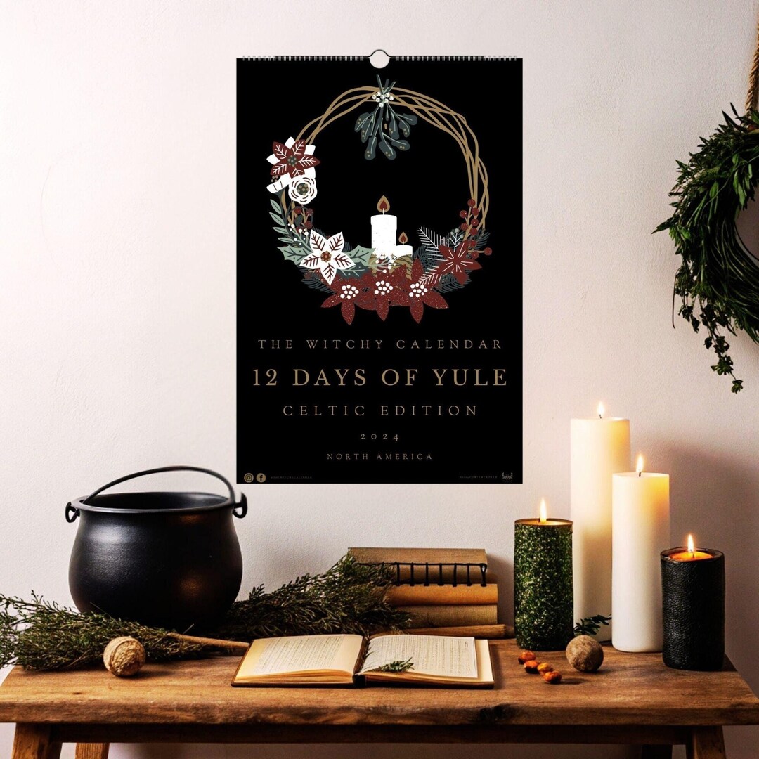 Witchy Advent Calendar USA and CANADA 12 Days of Yule 2024 Celtic