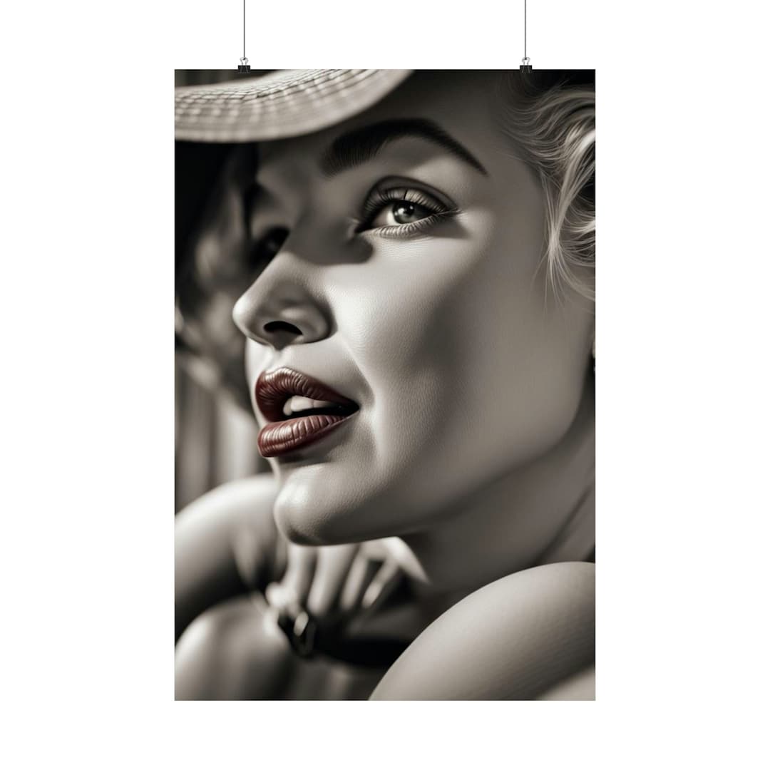 Marilyn Monroe Vintage Poster - Etsy
