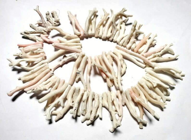 May include: A circular arrangement of natural coral pieces, showcasing a variety of shapes and sizes. The coral is predominantly off-white with soft pink tones, giving a delicate, natural appearance. The image is set against a white backdrop.