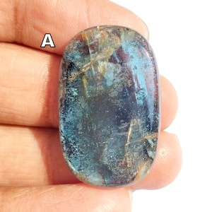 Mix Shape, Natural Moss Kyanite Smooth Gemstone, Cabochon Lot, Best Quality Gemstone