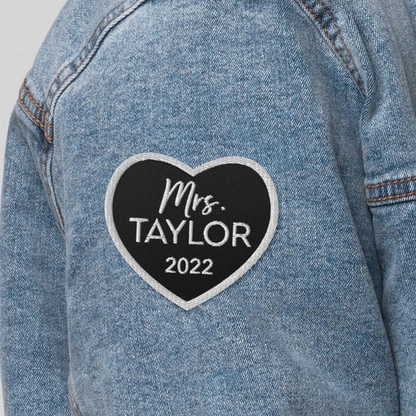 Custom Mrs Embroidery Patch Etsy