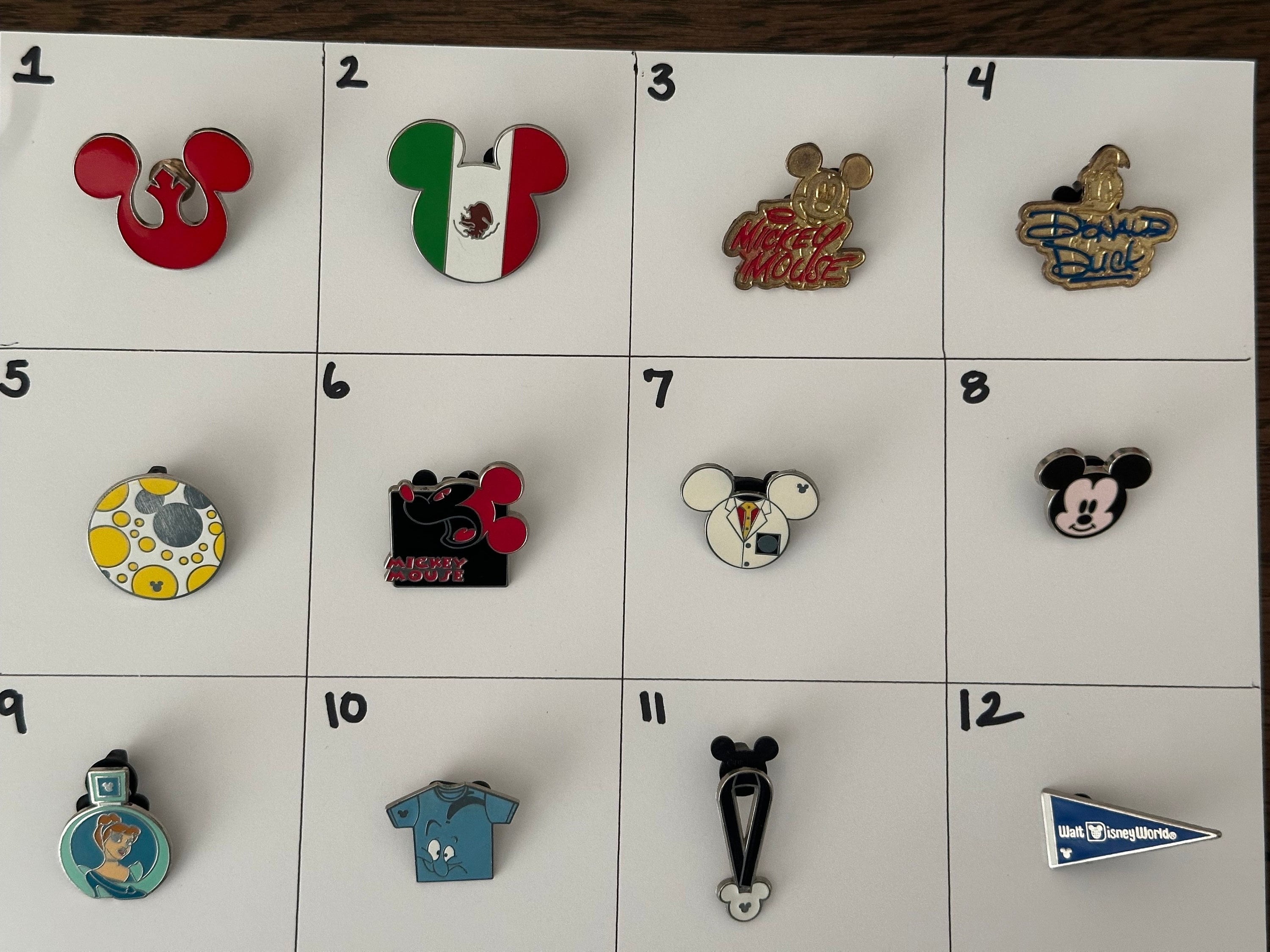 Disney Pins Trading 100 Pins No Duplicates Lapel Collector Lot Disneyland