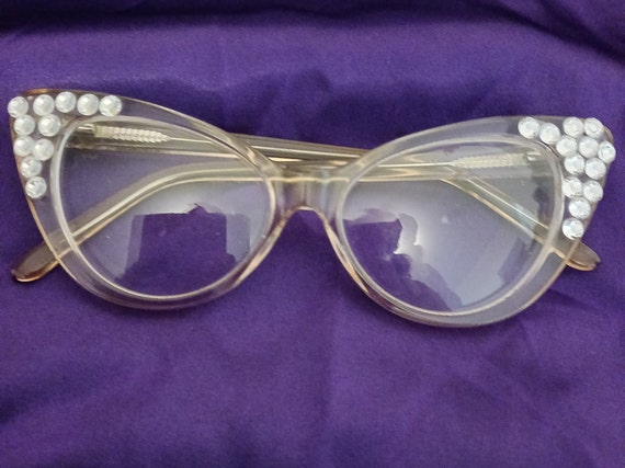 Custom bling clear glasses Clear Eye Glasses, Blue Light Blocking Glasses, Women main image 4