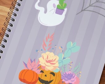 Spooky Succulents Notebook, A5 - For notes, journaling, planning, diary