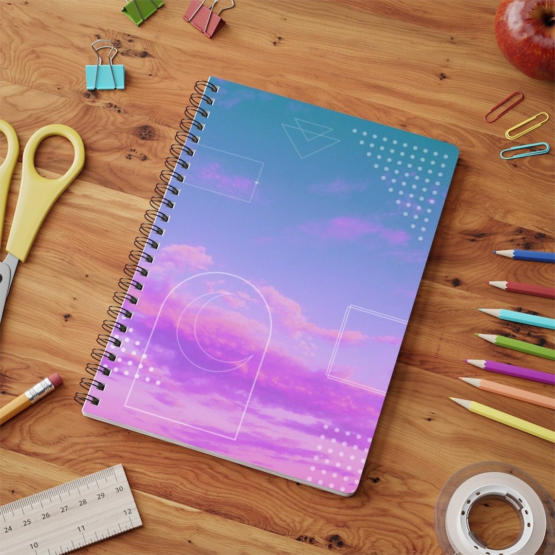 Serene Sunset Notebook, A5 - for Notes, Journaling, Planning, Diary - Etsy