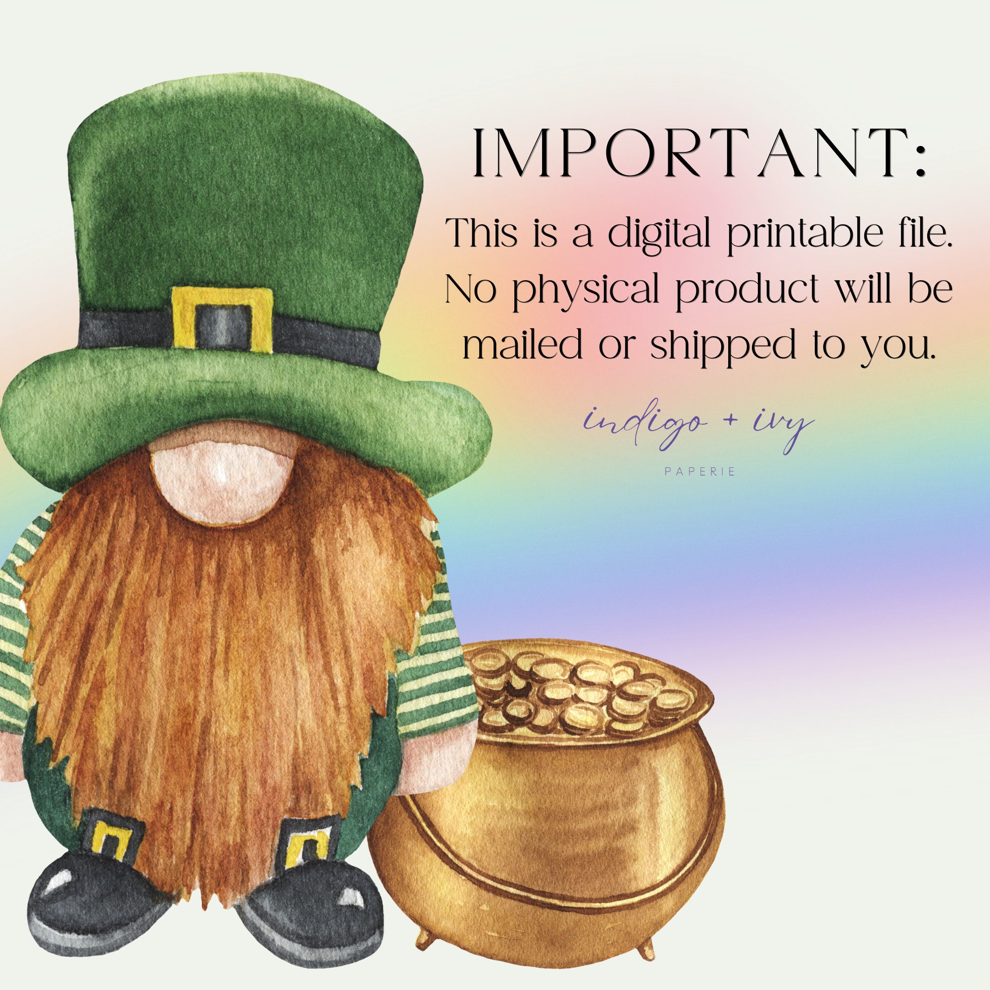 EDITABLE St Patricks Day Appreciation Printable Gift Card Holder, You ...
