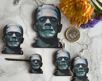 Frankenstein wooden jewellery