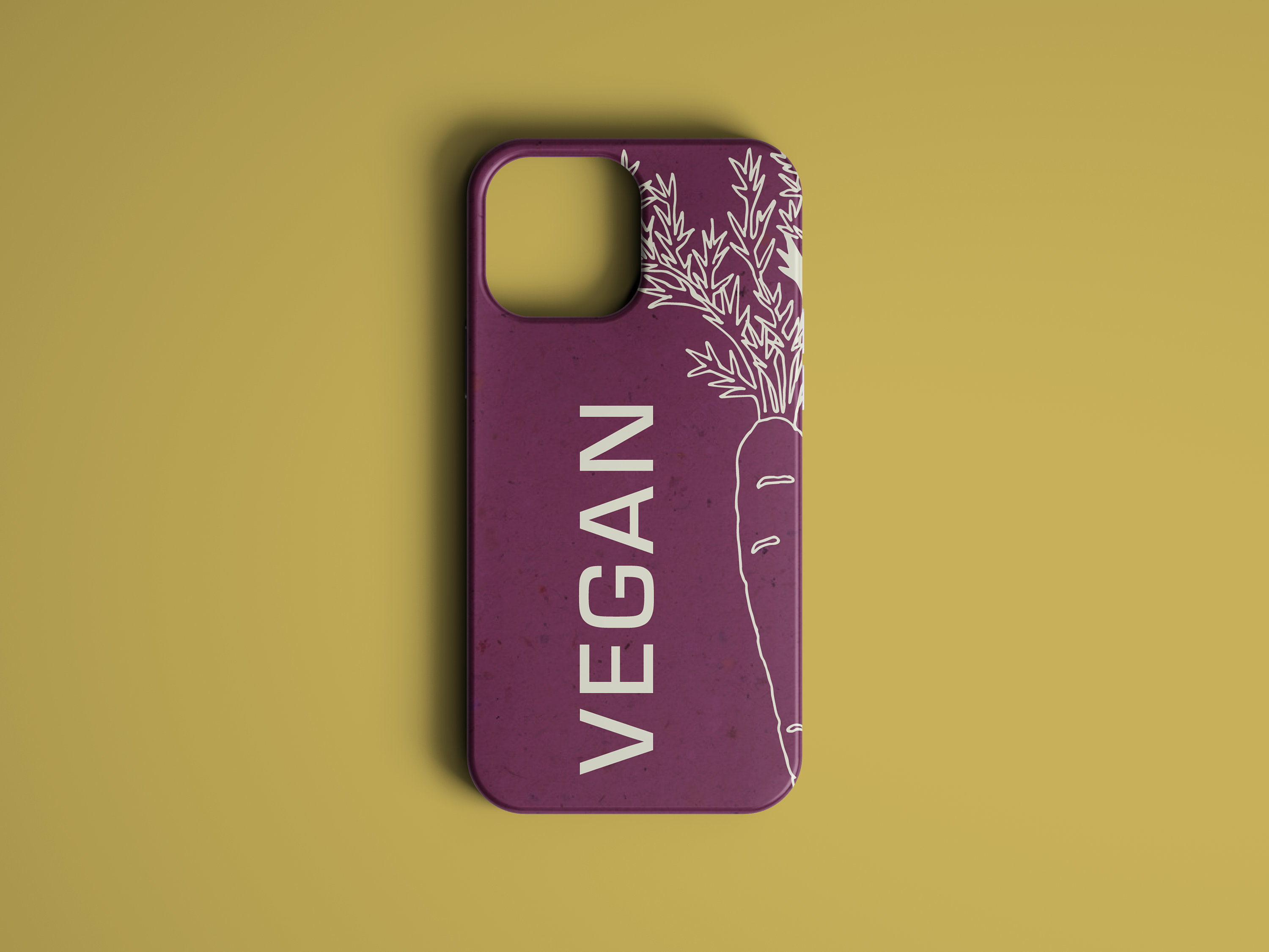 Fundas de teléfono biodegradables veganas