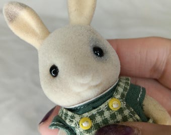 Figura vintage de Sylvanian Families: Héctor Corntop, conejo padre - 1985, coleccionable raro