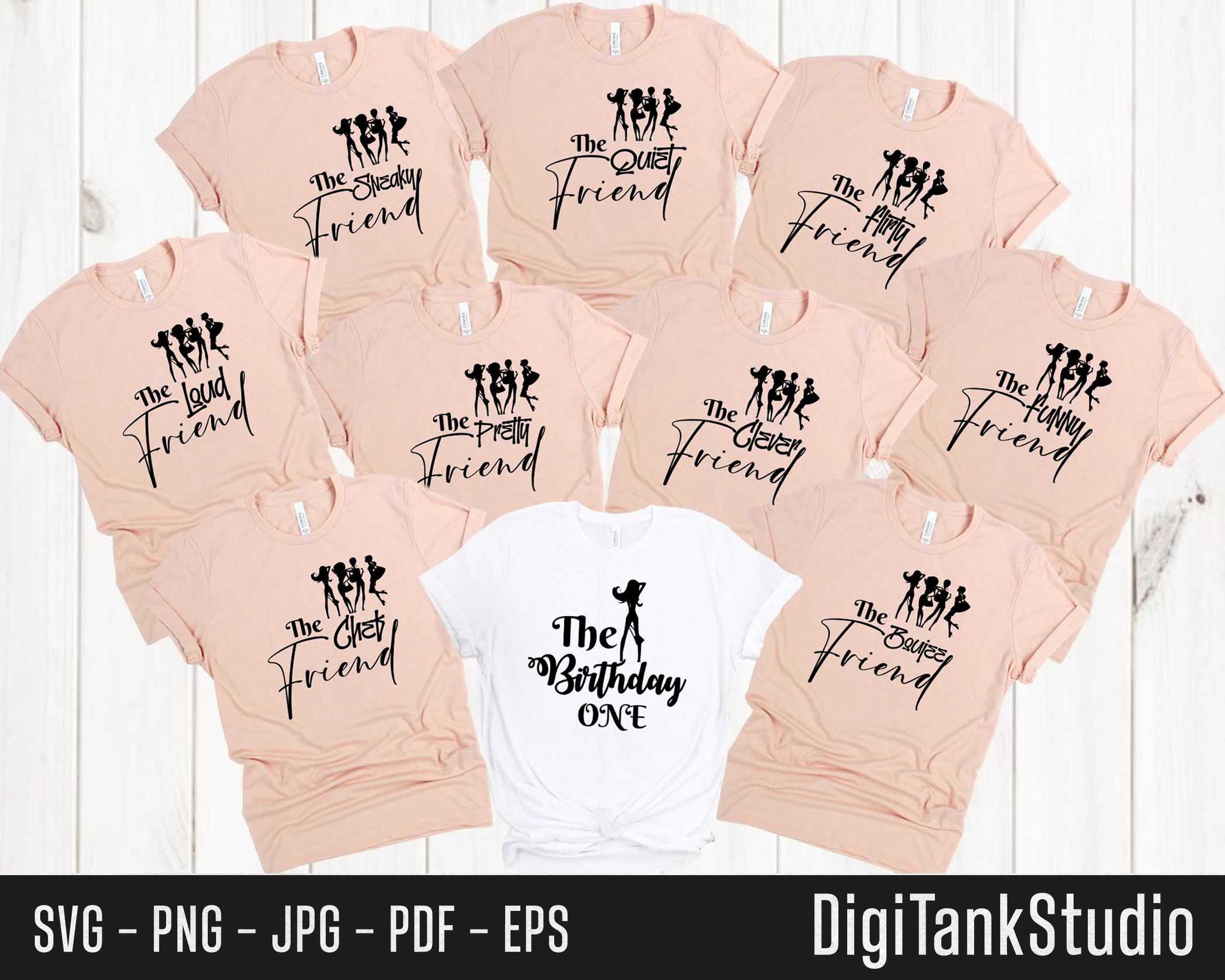 The ONES - Best Friend Group Shirts – LoveMighty Apparel