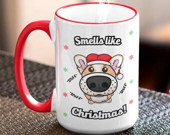 Corgi Christmas Mug, Corgi Mug, Pet Mug, Corgis, Corgi Merch, Holiday mug, Funny Christmas Mug, funny mug, Gifts for Her