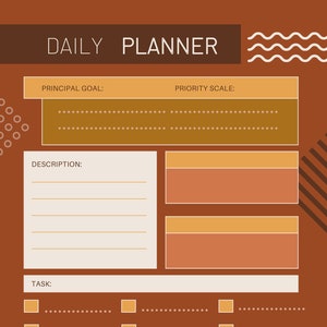 Fun BOHO Daily Planner