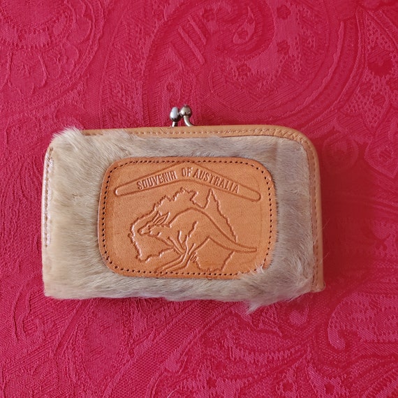 Kangaroo Fur Wallet Souvenir of Australia