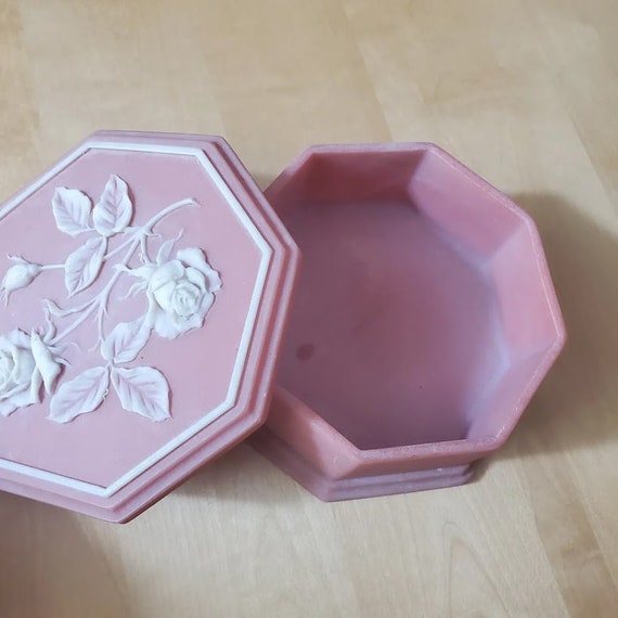 Pink Rose Trinket Box (Plastic) - image 3