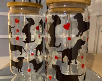Tax kaffeglas | Korv hundälskare gåva