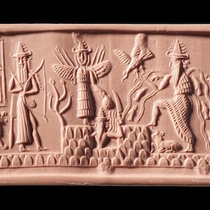 The Adda Seal, Ancient Sumerian  impression  2500 BC