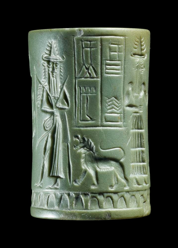 アダの印章 古代シュメールの円筒印章 - Etsy 日本