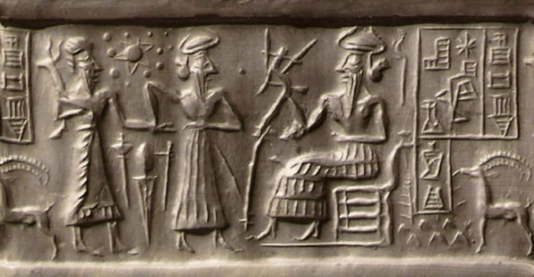 Sumerian Seal Va 243 Impression and Cylinder Seal : Showing the 13 Planets ( 4500 Years Old ) THE MOST CONTROVERSIAL. - Etsy